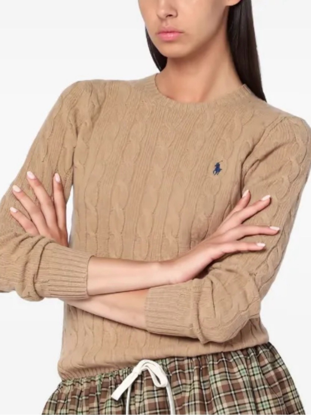 Ralph Lauren Tan Sweater Size M 100% Lambswool
